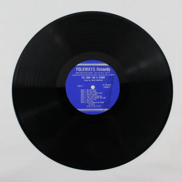 Sam Hinton I'll Sing You A Story Folkways Records FC 7548 12" LP