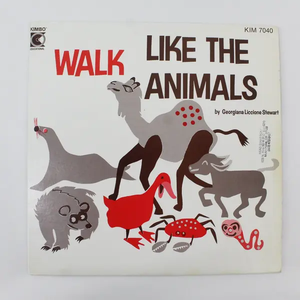 Kimbo Educational Records Walk Like Animals Georgiana Liccione Stewart KIM 7040