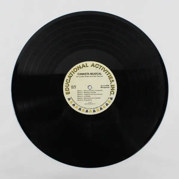 Canasta Musical Linda Giles Del Katcher 12" Vinyl LP Educational Activities
