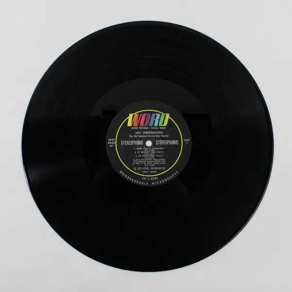 Old Fashioned Revival Hour Quartet Joy Unspeakable 12" Vinyl Record