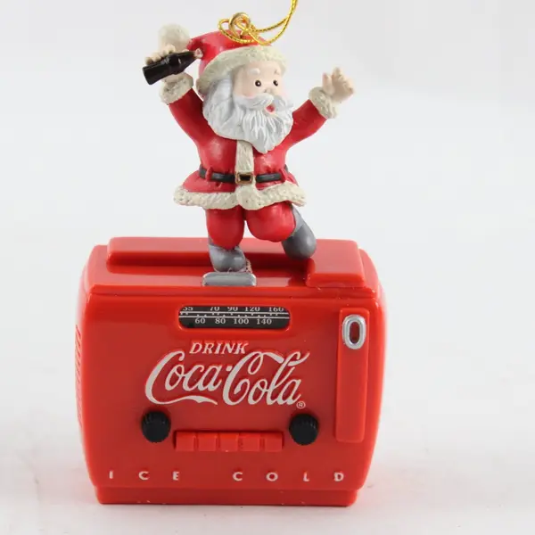 Vintage 1997 Enesco Coca-Cola Twist & Shout Have a Coke Radio Ornament