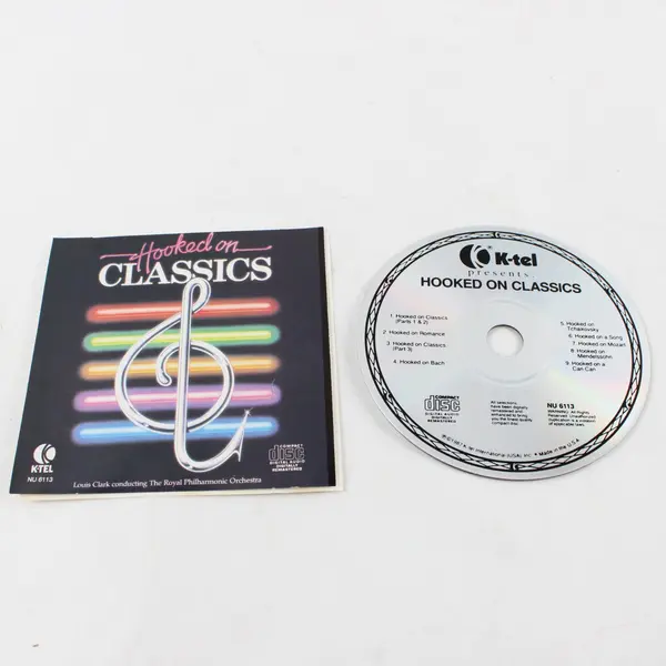 K-Tel Hooked On Classics CD NU 6113 Classical Music Compilation Pre-Owned