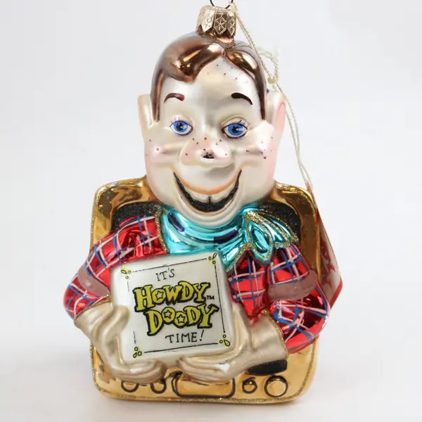 1998 Kurt S Adler Polonaise Howdy Doody AP968 Blown Glass Ornament Original Box