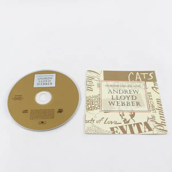 Andrew Lloyd Webber The Premiere Collection Encore 1992 CD Musical Theater