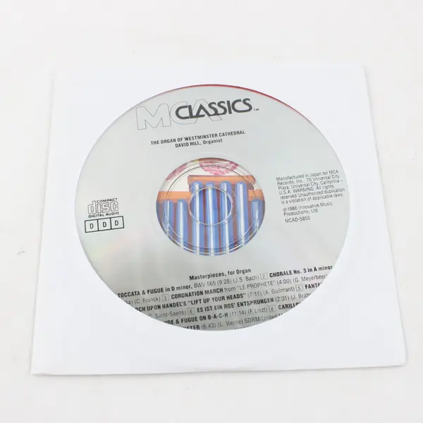 MCA Classics MCAD-5850 David Hill Westminster Cathedral Organ CD