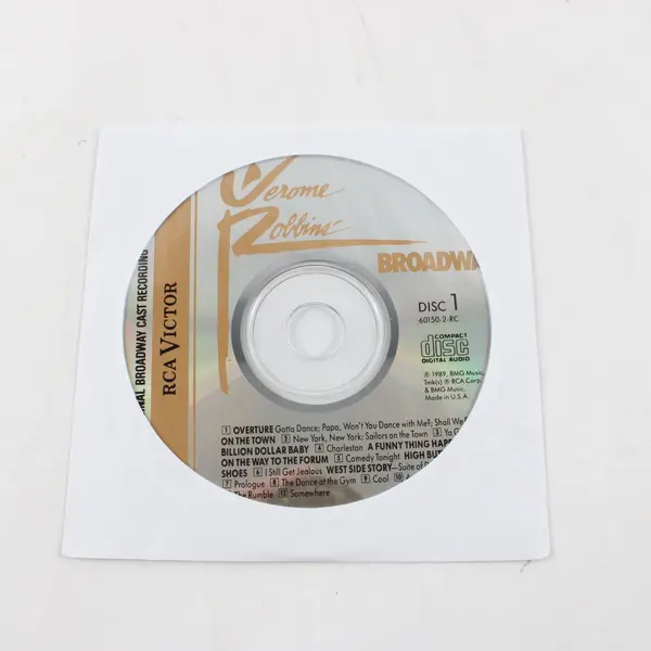 Jerome Robbins' Broadway CD Original Broadway Cast Paul Gemignani RCA 1989