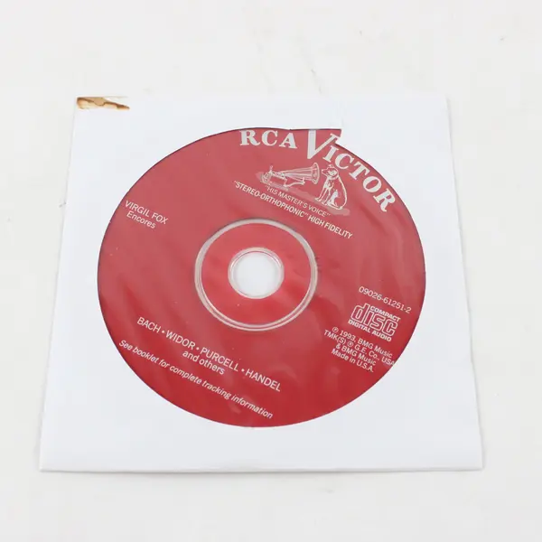 RCA Victor Virgil Fox Encores CD 1993 Classical Organ Music