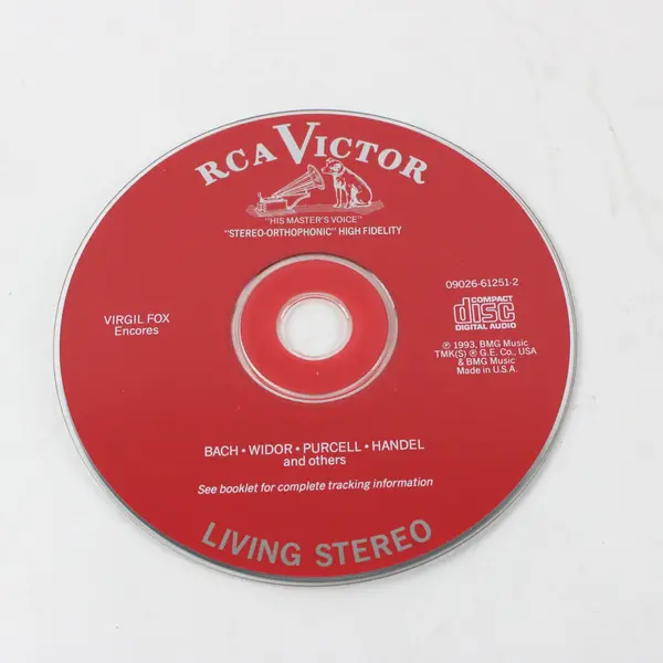 RCA Victor Virgil Fox Encores CD 1993 Classical Organ Music