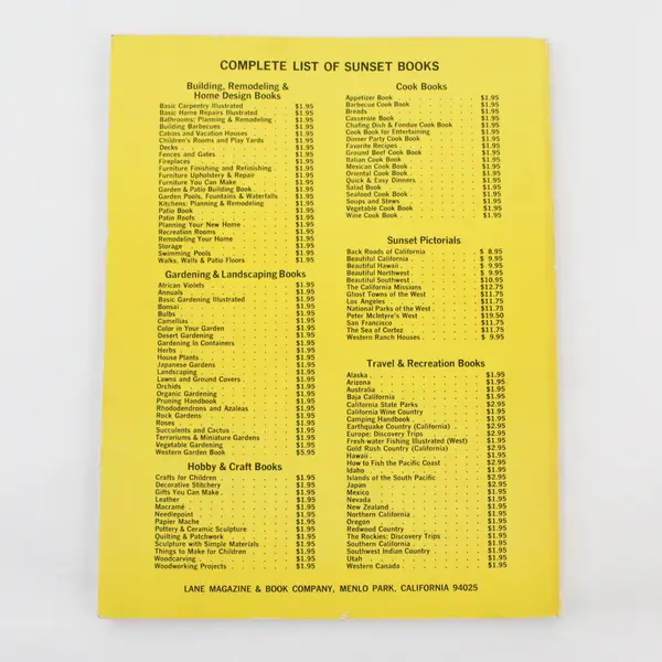 A Vintage Sunset Book Gifts You Can Make 1973 Paperback 125 Projects Good