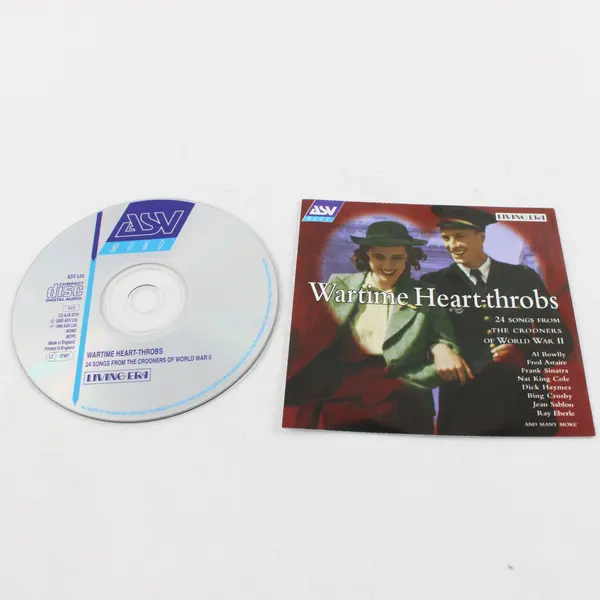 Wartime Heart-Throbs 24 Songs Crooners of WWII CD Frank Sinatra Bing Crosby 1999