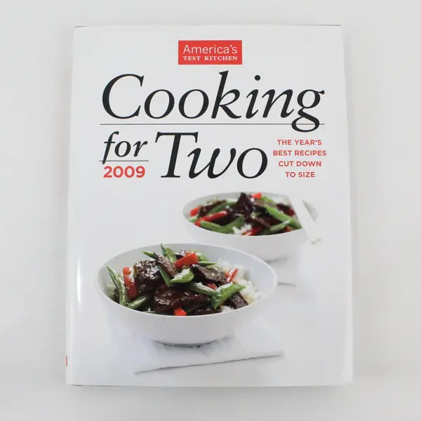 America's Test Kitchen Cooking For Two Best Recipes Cut Down to Size  2009 HC DJ