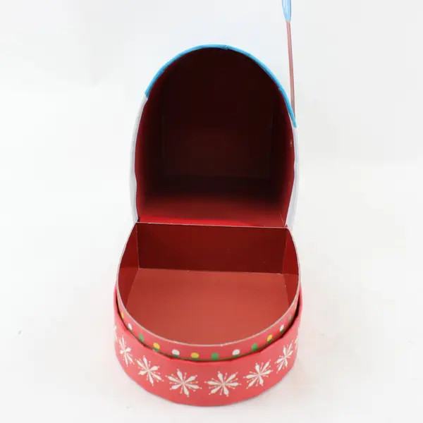 Greenbrier International Christmas Penguin Mailbox Gift Box