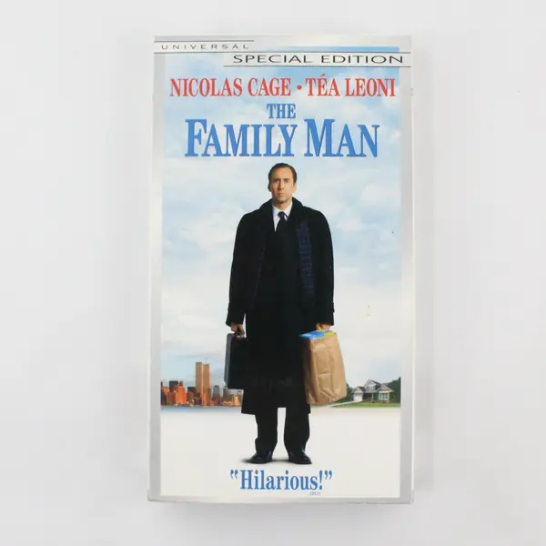 The Family Man 2001 VHS Tape Special Edition Nicolas Cage & Téa Leoni 