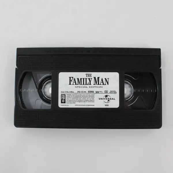 The Family Man 2001 VHS Tape Special Edition Nicolas Cage & Téa Leoni 