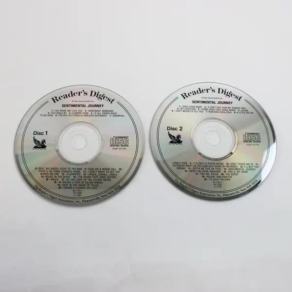 Reader's Digest Sentimental Journey 4-Disc CD Set Untested