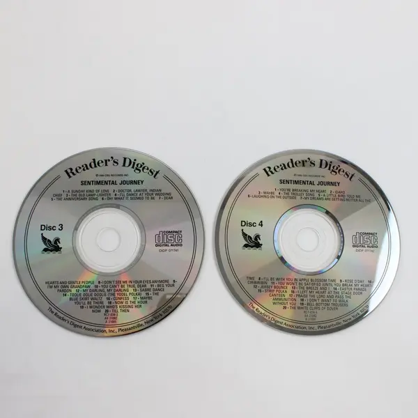 Reader's Digest Sentimental Journey 4-Disc CD Set Untested