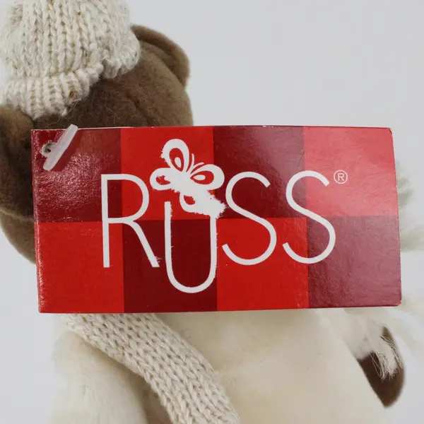 Vintage Russ Old World Teddies Handmade Caldwell Teddy Bear 8in w/ Stand