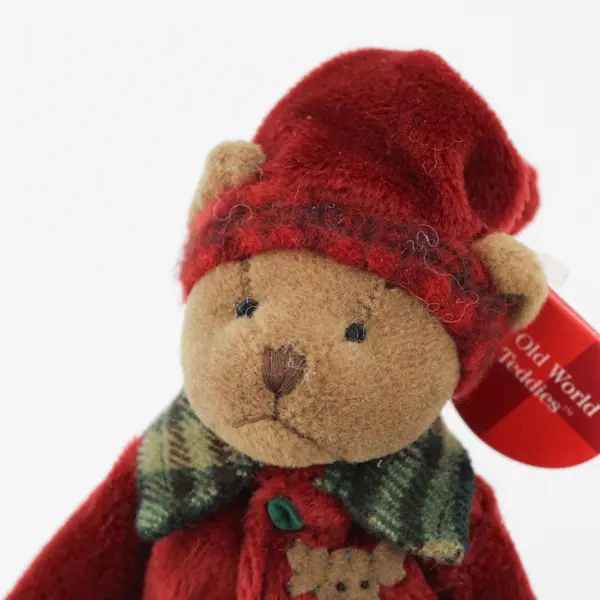 Russ Old World Teddies Bingley Teddy Bear 4812 Vintage Handmade 8in Stand