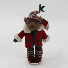 Vintage Russ Old World Teddies Handmade Dutton Teddy Bear Plush 8" with Stand 