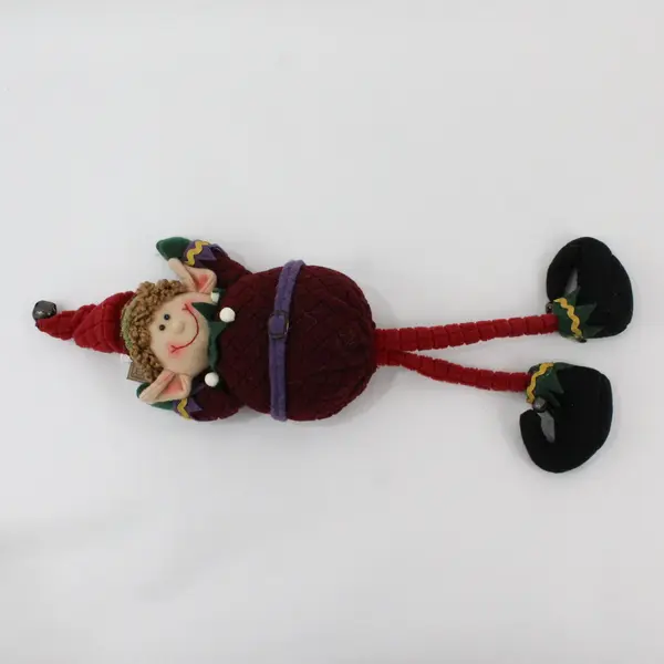 Hanna's Handiworks Plush Christmas Elf Shelf Sitter Weighted Feet 18"