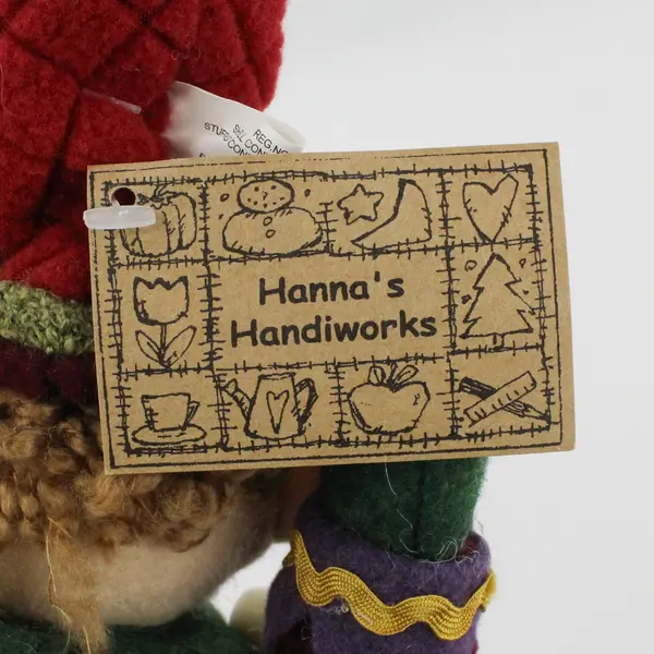 Hanna's Handiworks Plush Christmas Elf Shelf Sitter Weighted Feet 18"