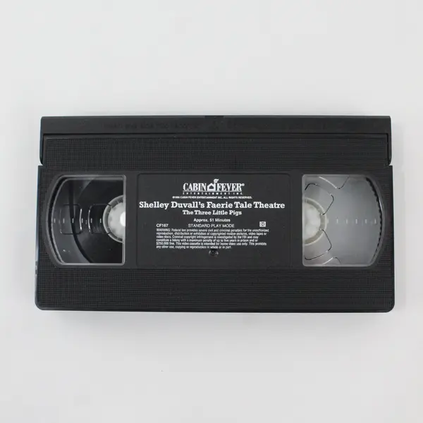 Vintage "Three Little Pigs" VHS Tape 1984, Shelley Duvall's Faerie Tale Theatre