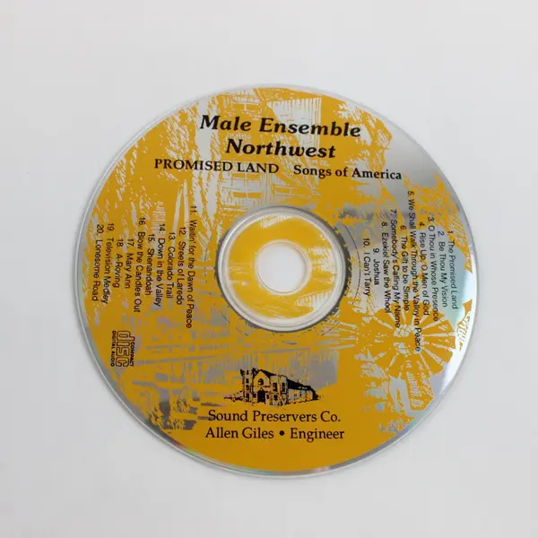 Sound Preservers Co Promised Land: Songs of America Male Ensemble Northwest CD