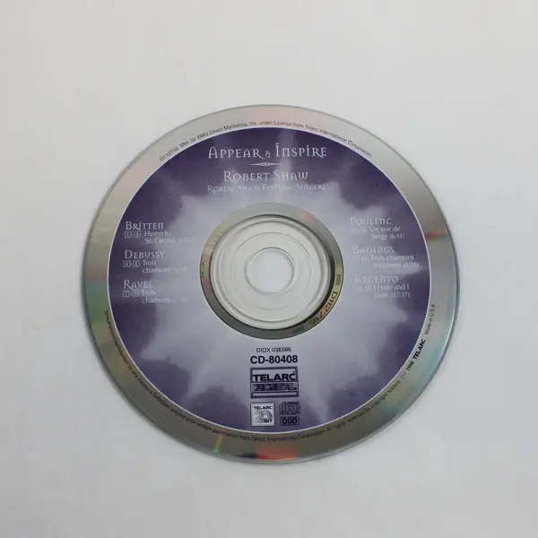 Appear & Inspire CD-80408 Robert Shaw Festival Singers CD Classical Choral