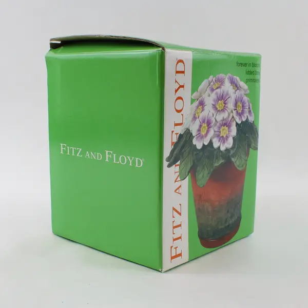 Fitz & Floyd Forever In Bloom Primroses Lidded Box 8 in Porcelain