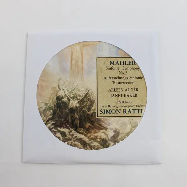 Mahler Symphony No. 2 Resurrection CD Arleen Auger Janet Baker Simon Rattle EMI 