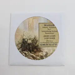 Mahler Symphony No. 2 Resurrection CD Arleen Auger Janet Baker Simon Rattle EMI 