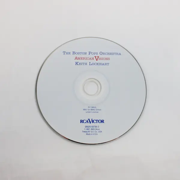 Boston Pops American Visions CD Keith Lockhart RCA 09026-68786-2 D118845