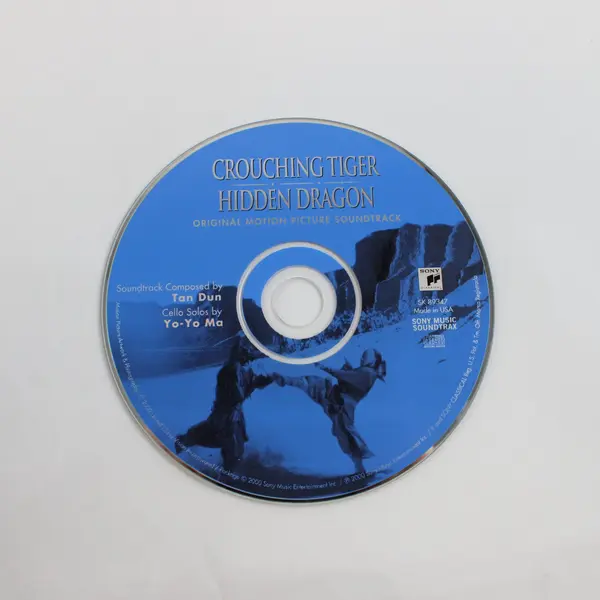 Crouching Tiger Hidden Dragon OST CD 2000 Tan Dun Yo-Yo Ma Sony Classical