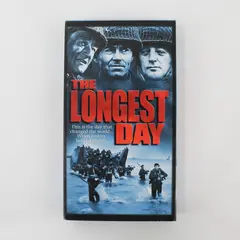 The Longest Day VHS Tape 1998 B&W version, #4104722 John Wayne 
