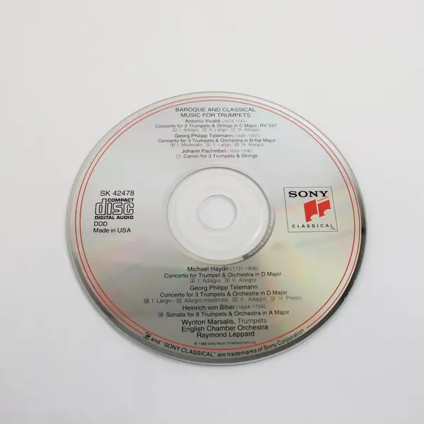 Sony SK 42478 Baroque & Classical Music for Trumpets CD Pre-Owned