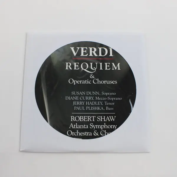 Verdi Requiem Operatic Choruses CD-80152-B Telarc Robert Shaw Atlanta Symphony