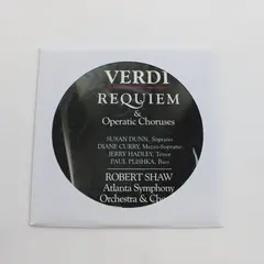 Verdi Requiem Operatic Choruses CD-80152-B Telarc Robert Shaw Atlanta Symphony