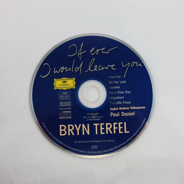 Bryn Terfel If Ever I Would Leave You CD 1998 Deutsche Grammophon 289457628-2