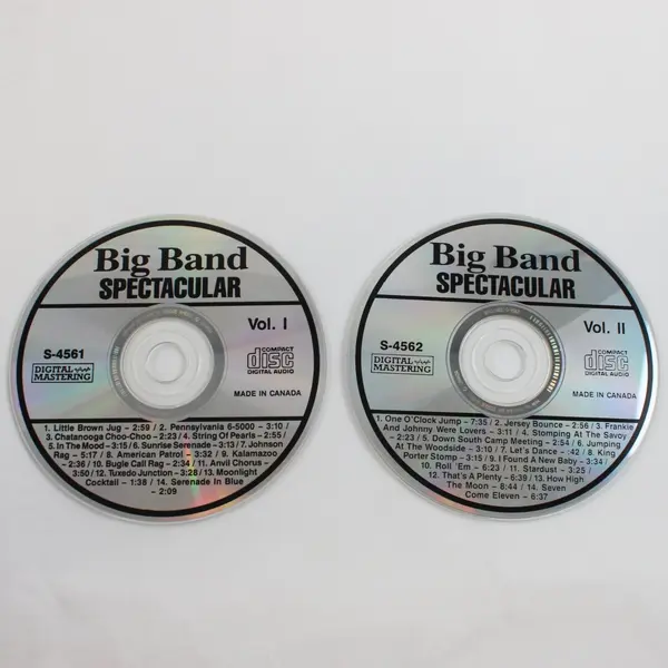 Big Band Spectacular CD Classic Swing Jazz Orchestral Music Vol 1&2