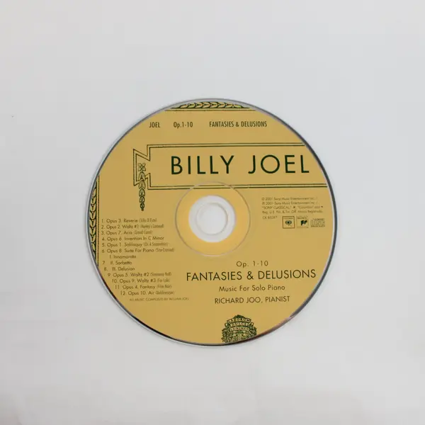Billy Joel Fantasies & Delusions CD Richard Joo Solo Piano Op 1-10