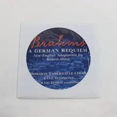 Brahms A German Requiem CD Telarc Mormon Tabernacle Choir CD-80501 Craig Jessop