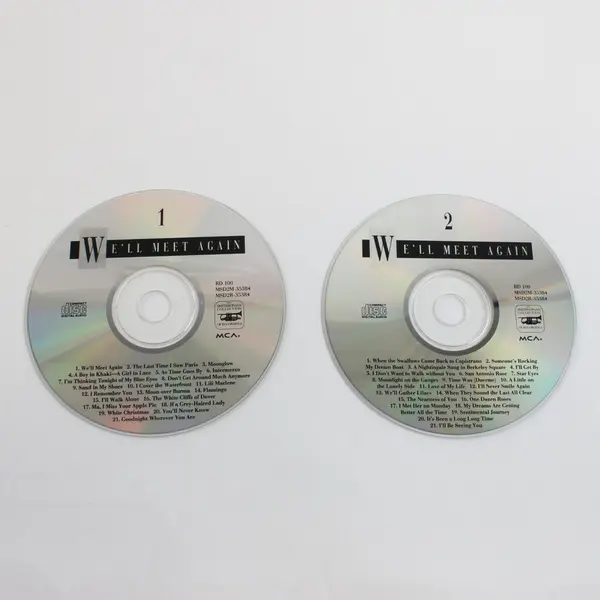 MCA We'll Meet Again Disc 1 & 2 2-Disc CD Set Classic Music MSD2M-35384