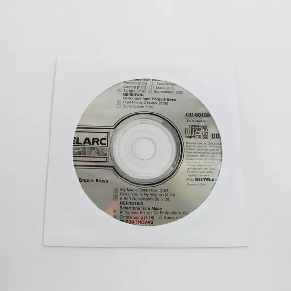 Empire Brass Bernstein Highlights From West Side Story CD Broadway