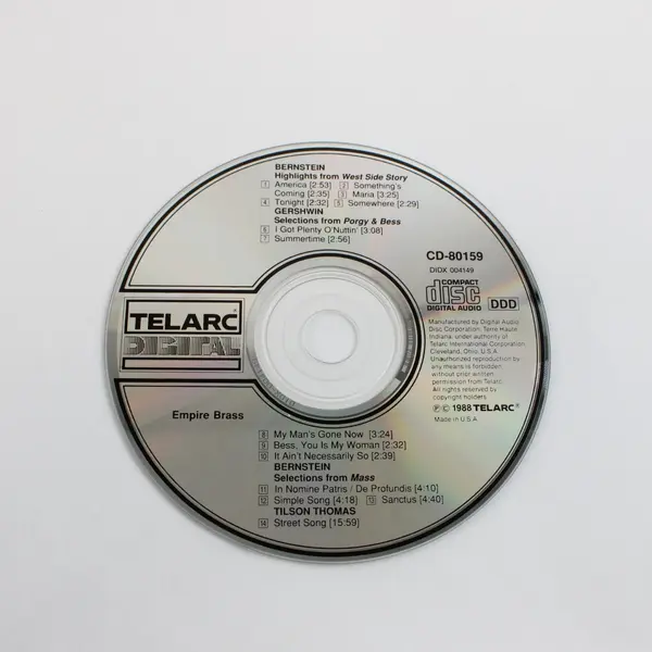 Empire Brass Bernstein Highlights From West Side Story CD Broadway