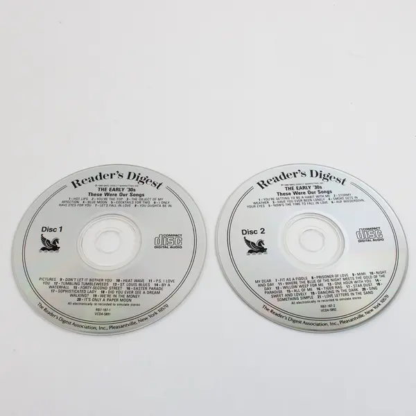 Reader's Digest The Early 30s These Were Our Songs 4 CD Set