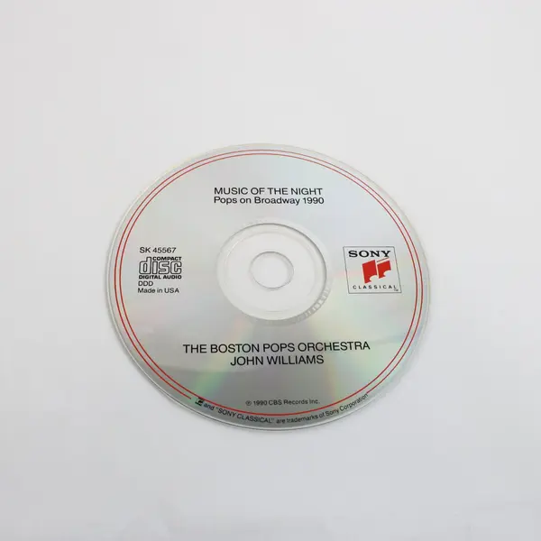 Pops on Broadway 1990 Music of the Night Boston Pops John Williams CD Sony SK