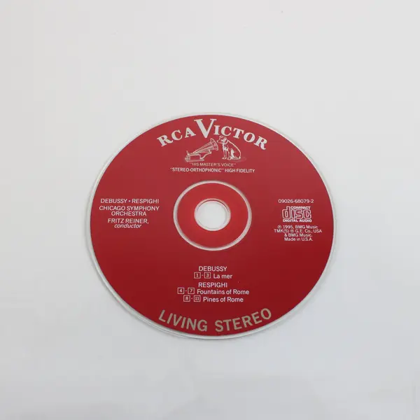 RCA Victor Respighi Pines/Fountains Rome Debussy La Mer Reiner Chicago CD