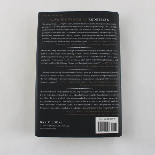 Redeemer The Life of Jimmy Carter Randall Balmer 2014 Hardcover Biography