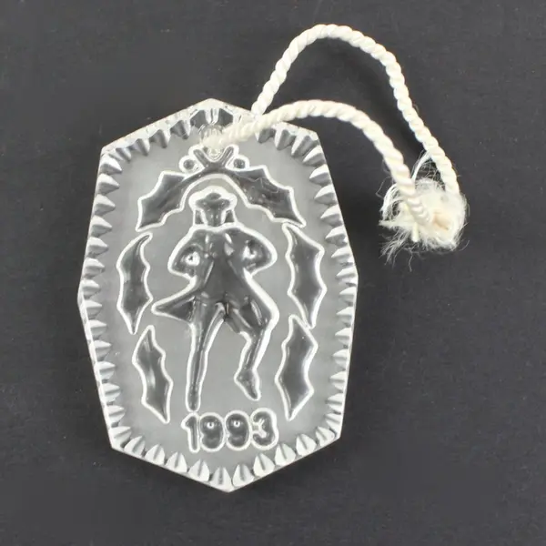 Waterford Crystal Twelve Days Of Christmas 1993 10 Lords-a-Leaping Felt Box Bag 