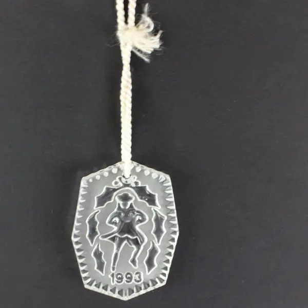 Waterford Crystal Twelve Days Of Christmas 1993 10 Lords-a-Leaping Felt Box Bag 